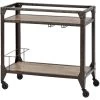 Aviva Charcoal Kitchen Cart