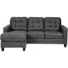 Venaldi Gunmetal Sofa Chaise