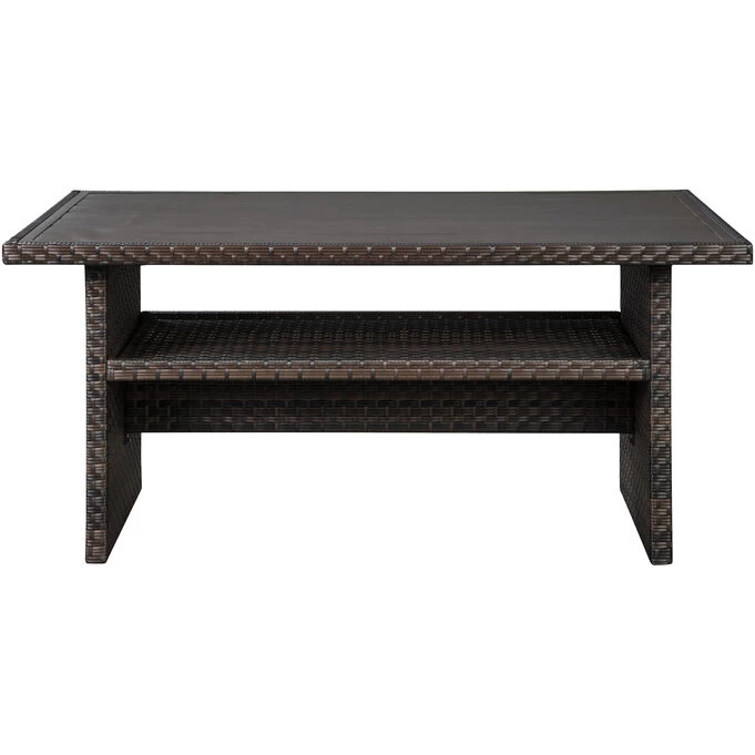 Easy Isle Dark Brown Table 3 Easy Isle Dark Brown Table