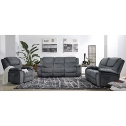 Everest Sky Blue Reclining Loveseat 7 Everest Sky Blue Reclining Loveseat -furniture QK1026128 MAWA LF1 RM