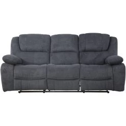 Everest Sky Blue Reclining Sofa