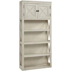 Bolanburg White 75 Inch Bookcase