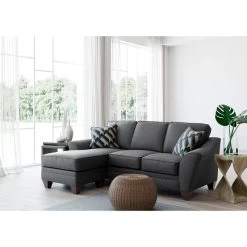Cosmic Charcoal Sofa Chaise -furniture QK1026888 HUGH LF1 RM