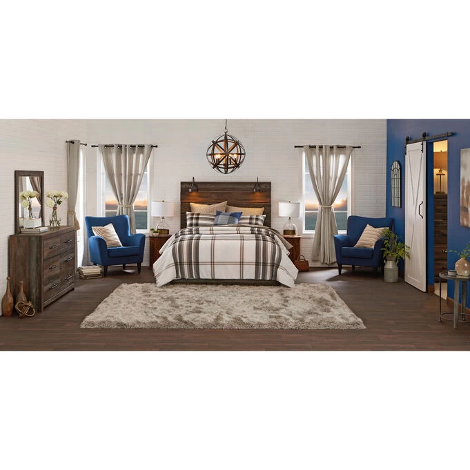 Drystan Brown Queen Panel 4 Piece Room Group 3 Drystan Brown Queen Panel 4 Piece Room Group