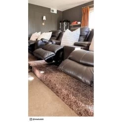 Contour Leather Fossil Power+ Reclining Console Loveseat 10 Contour Leather Fossil Power+ Reclining Console Loveseat -furniture QK1027406 SOMO LF2 RM