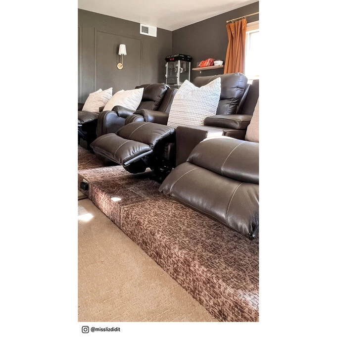 Contour Leather Fossil Power+ Reclining Console Loveseat 6 Contour Leather Fossil Power+ Reclining Console Loveseat - Image 4