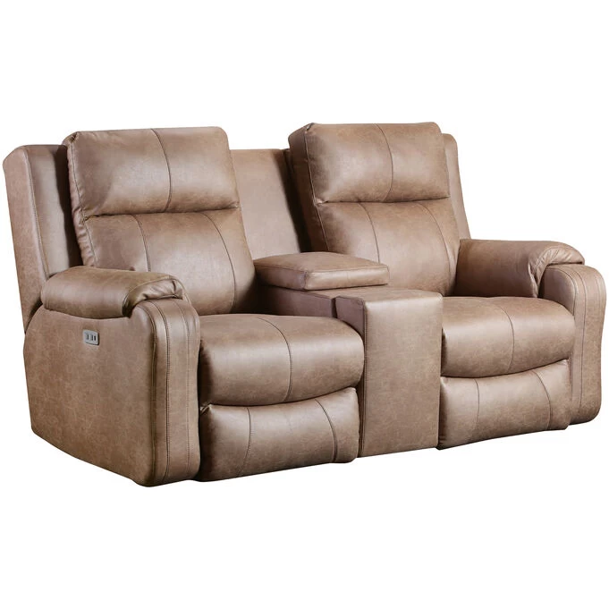Contour Vintage Power+ Reclining Console Loveseat 3 Contour Vintage Power+ Reclining Console Loveseat