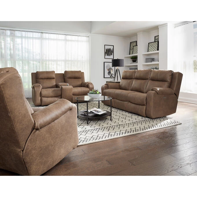 Contour Vintage Power+ Reclining Console Loveseat 5 Contour Vintage Power+ Reclining Console Loveseat - Image 3