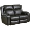 Contour Leather Fossil Reclining Loveseat 1 Contour Leather Fossil Reclining Loveseat -furniture QK1027419 SOMO AFR OL