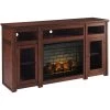 Harpan Reddish Brown 72 Inch Fireplace TV Stand 2 Harpan Reddish Brown 72 Inch Fireplace TV Stand -furniture QK1027827 ASHL PRI OL
