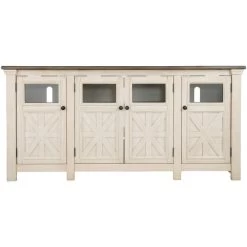 Bolanburg White 74 Inch TV Stand