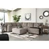 Ballinasloe Platinum 3 Piece Right Chaise Sectional