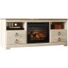 Willowton White 64 Inch Infrared Fireplace TV Stand -furniture QK1028093 ASHL PRI OL