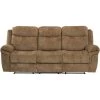 Huddle Up Nutmeg Drop Down Table Reclining Sofa -furniture QK1028221 ASHL PRI OL