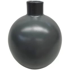 Terracotta Florero Gray Medium Sphere Vase