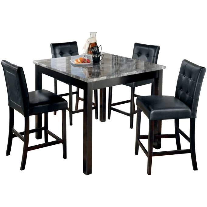 Maysville Black 5 Piece Counter Dining Set 3 Maysville Black 5 Piece Counter Dining Set