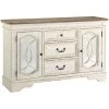 Realyn Chipped White Server -furniture QK1028680 ASHL PRI OL