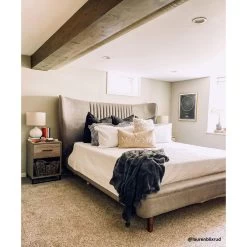 Urbana Walnut Queen Upholstered Bed -furniture QK1028959 ISSA LF3 RM