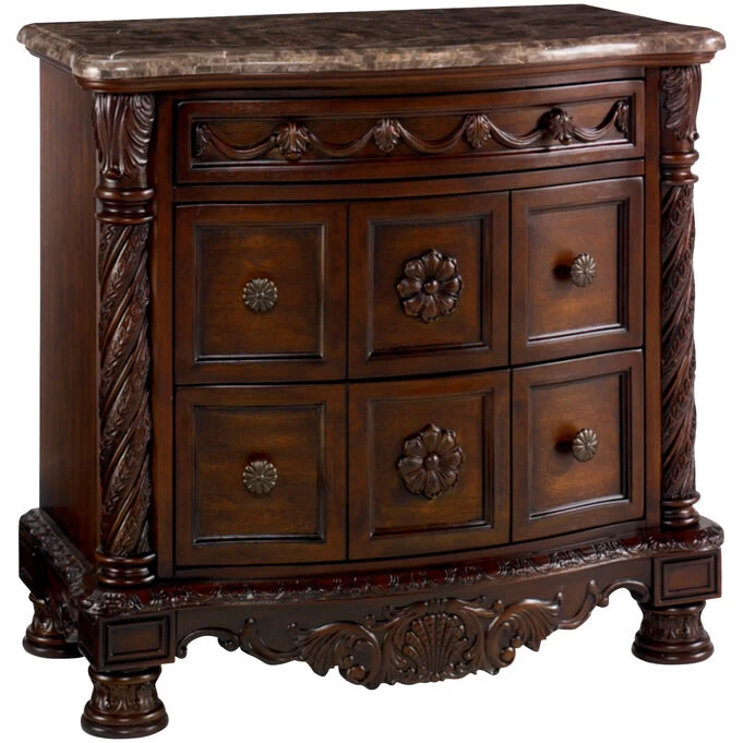 North Shore Dark Brown Nightstand 3 North Shore Dark Brown Nightstand