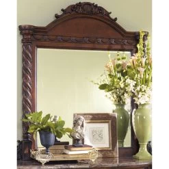 North Shore Dark Brown Mirror