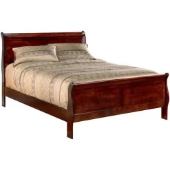 Alisdair Dark Brown Queen Sleigh Bed