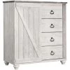 Willowton Whitewash Dressing Chest 1 Willowton Whitewash Dressing Chest -furniture QK1029304 ASHL PRI OL