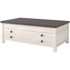 Dorrinson Antique White Lift Top Coffee Table