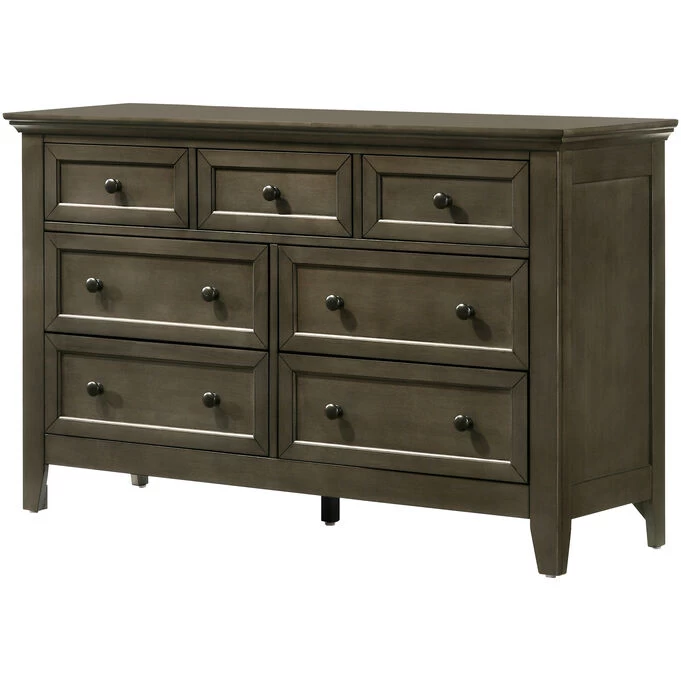 San Mateo Gray Youth 7 Drawer Dresser 3 San Mateo Gray Youth 7 Drawer Dresser