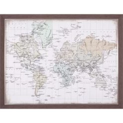 World Map Wall Art