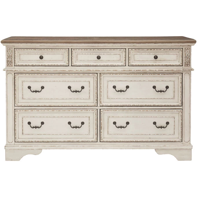 Realyn White 7 Drawer Dresser 3 Realyn White 7 Drawer Dresser
