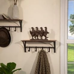 Copper Ranch Dancing Chickens -furniture QK1030234 SAGE LF1 RM