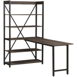 Tanners Creek Graystone Bookcase Desk