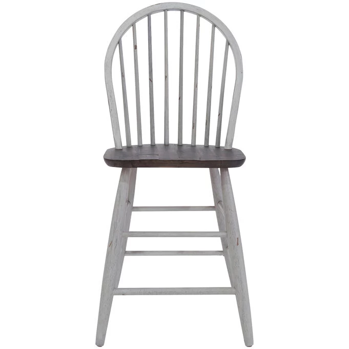 Farmhouse White Windsor Counter Stool 3 Farmhouse White Windsor Counter Stool