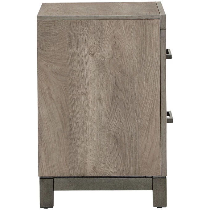 Brooklyn Gray Nightstand 4 Brooklyn Gray Nightstand - Image 2
