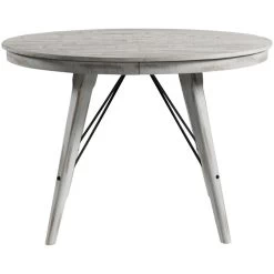 Modern Rustic Weathered White Counter Table