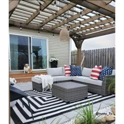 Cherry Point Gray 4 Piece Sectional 9 Cherry Point Gray 4 Piece Sectional -furniture QK1031364 ASHL LF2 RM