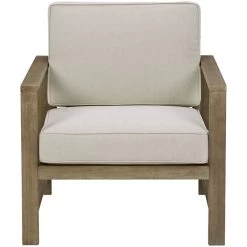 Fynnegan Light Brown Set Of 2 Lounge Chairs