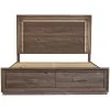 Horizons Graystone Queen Storage Bed -furniture QK1031894 LIBF PRI OL