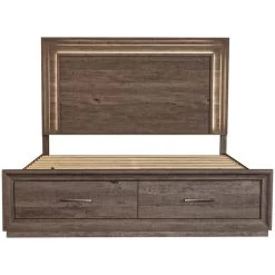 Horizons Graystone Queen Storage Bed