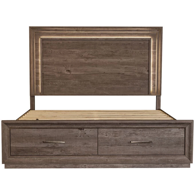 Horizons Graystone Queen Storage Bed 3 Horizons Graystone Queen Storage Bed