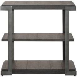 Modern View Gauntlet Gray Tiered End Table