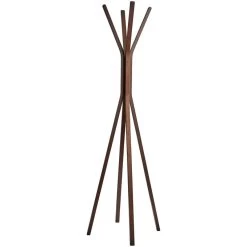 Adesso Toby Walnut Coat Rack