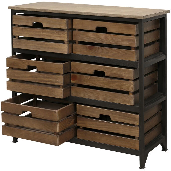 Sullivan Brown Large Crate Storage Chest 4 Sullivan Brown Large Crate Storage Chest - Image 2