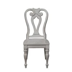 Magnolia Manor White 5 Piece Splat Pedestal Dining Set -furniture QK1033267 LIBF SW1 SW