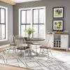 Carolina Crossing White 5 Piece Dining Set -furniture QK1033370 LIBF LF1 RM
