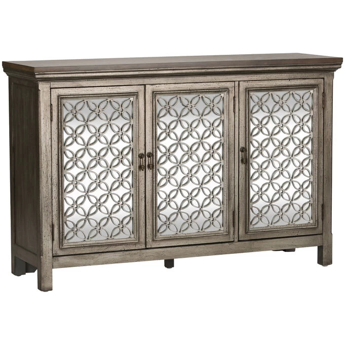 Westridge Gray 3 Door Accent Cabinet 4 Westridge Gray 3 Door Accent Cabinet - Image 2