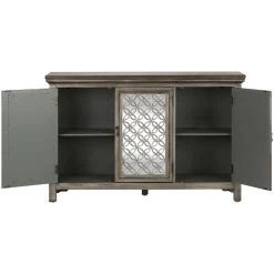 Westridge Gray 3 Door Accent Cabinet 12 Westridge Gray 3 Door Accent Cabinet -furniture QK1034517 LIBF OPN OL