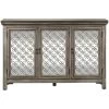 Westridge Gray 3 Door Accent Cabinet