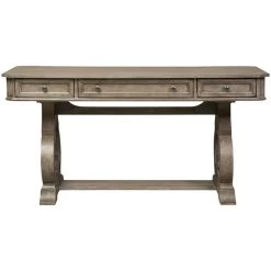 Simply Elegant Taupe Writing Desk