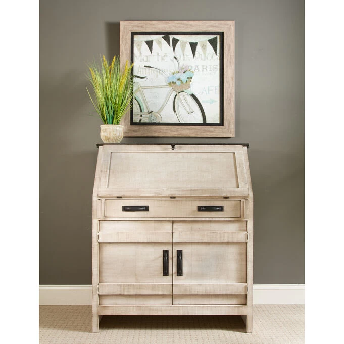 Descanso White Drop Lid Desk 3 Descanso White Drop Lid Desk